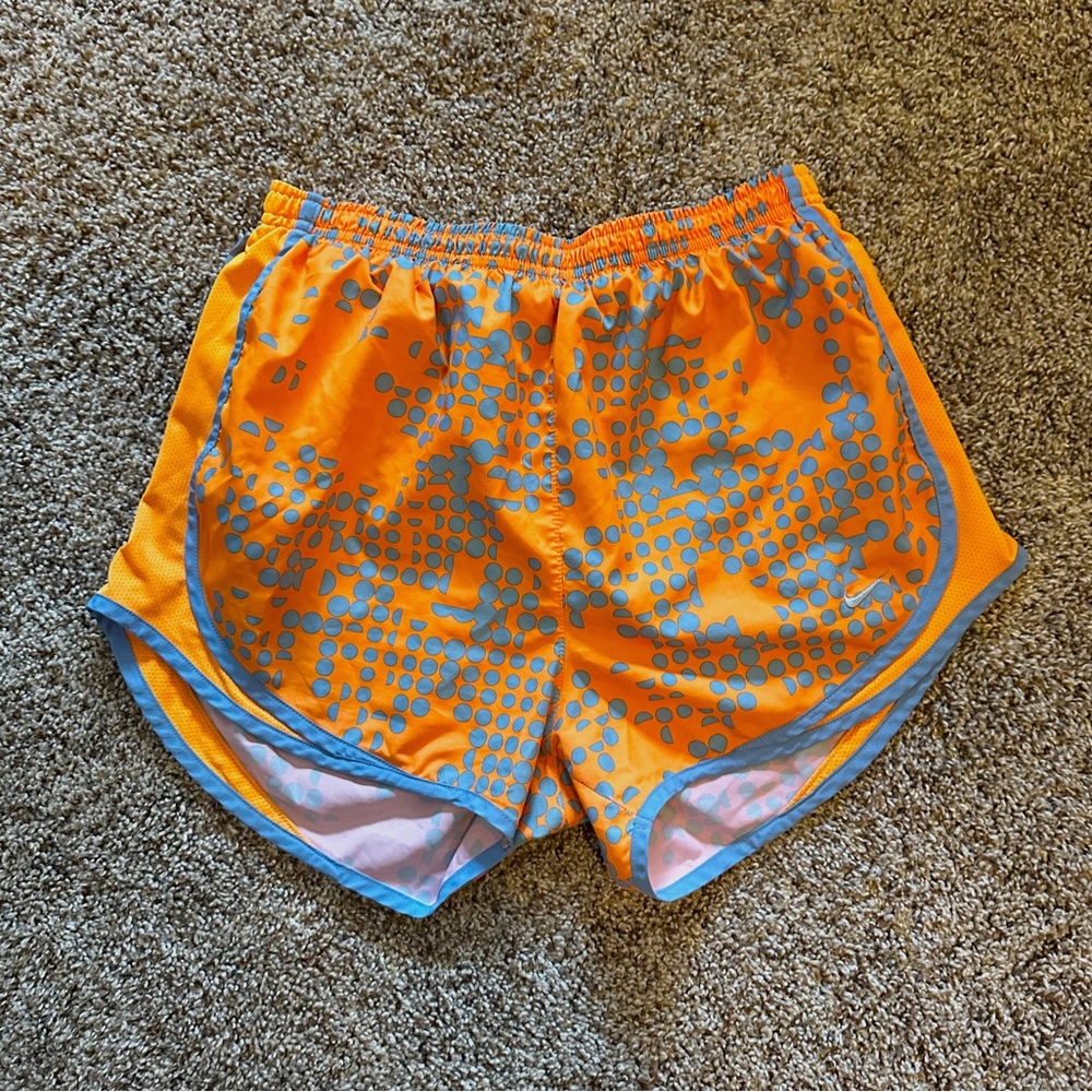 Orange and Blue Nike Drifit Shorts